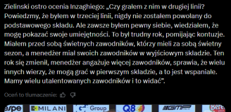 Piotr Zieliński MOCNO ODPALA SIĘ na byłego trenera Interu! O.o
